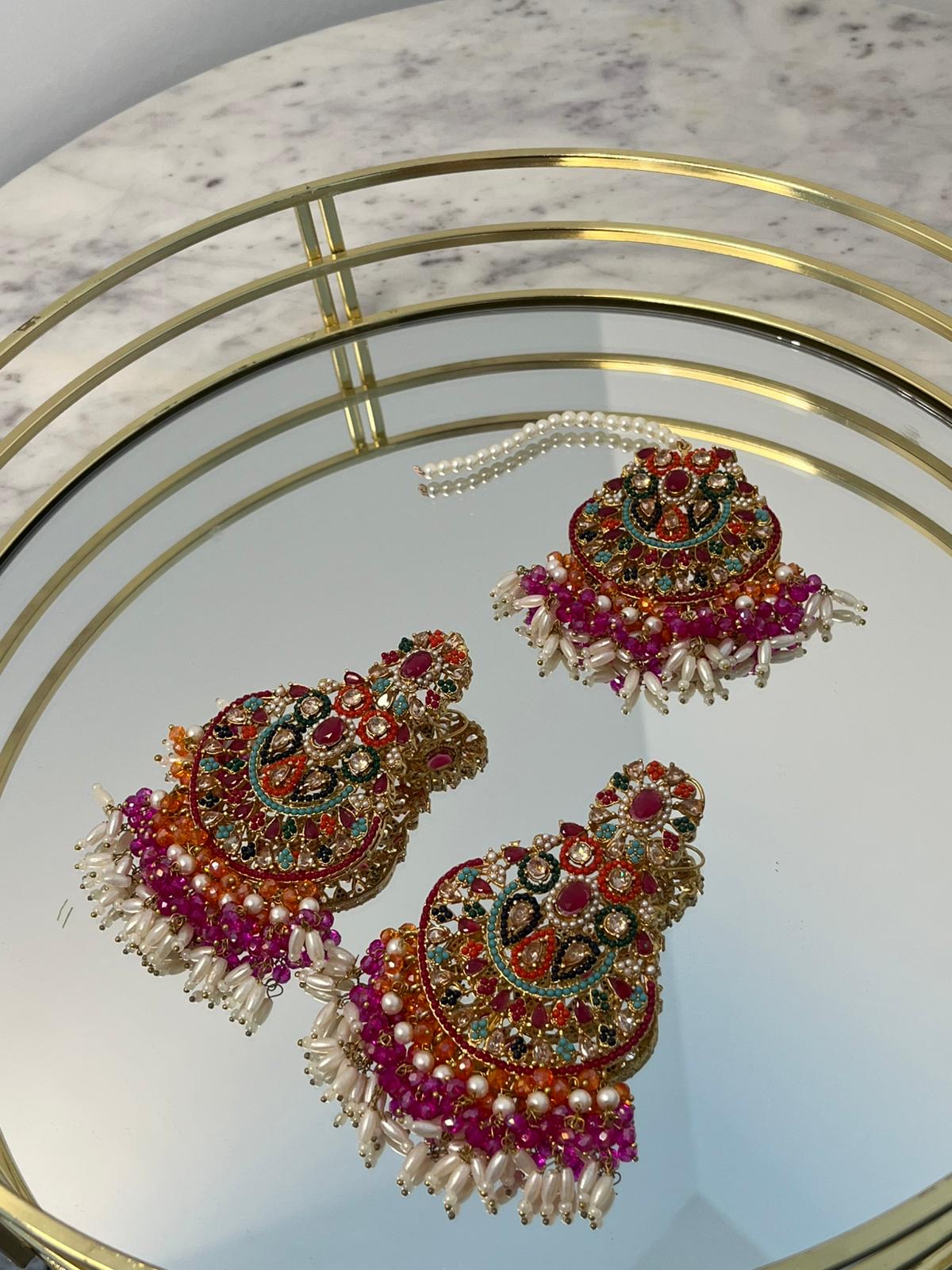 LEELA - Pink and Orange