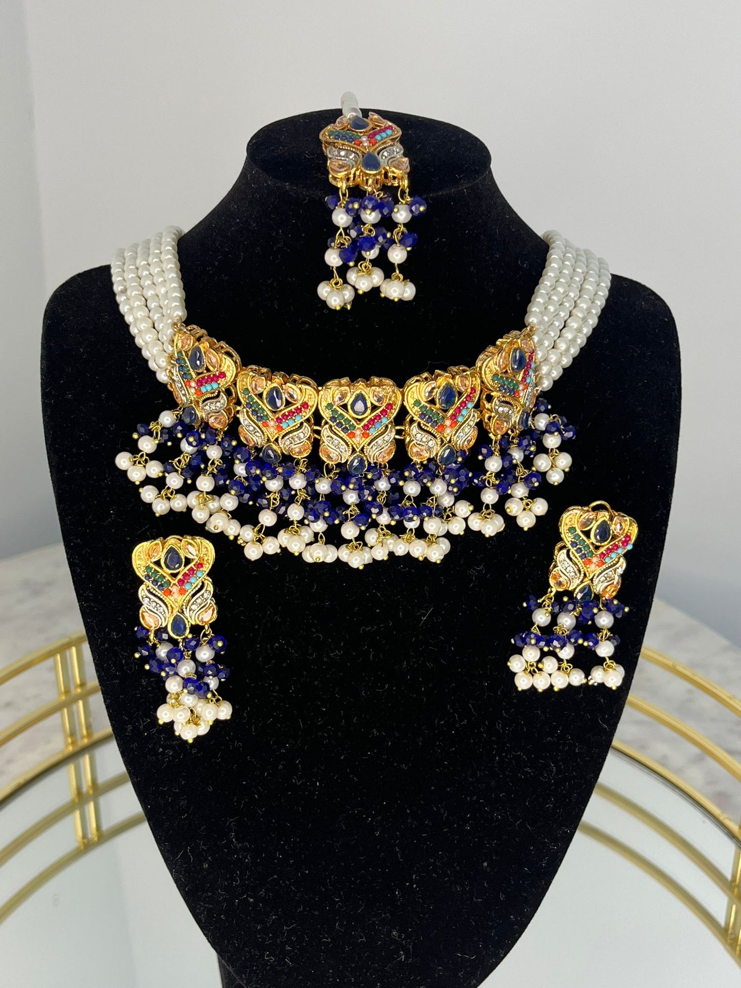 NIA 2 GOLD, ROYAL BLUE