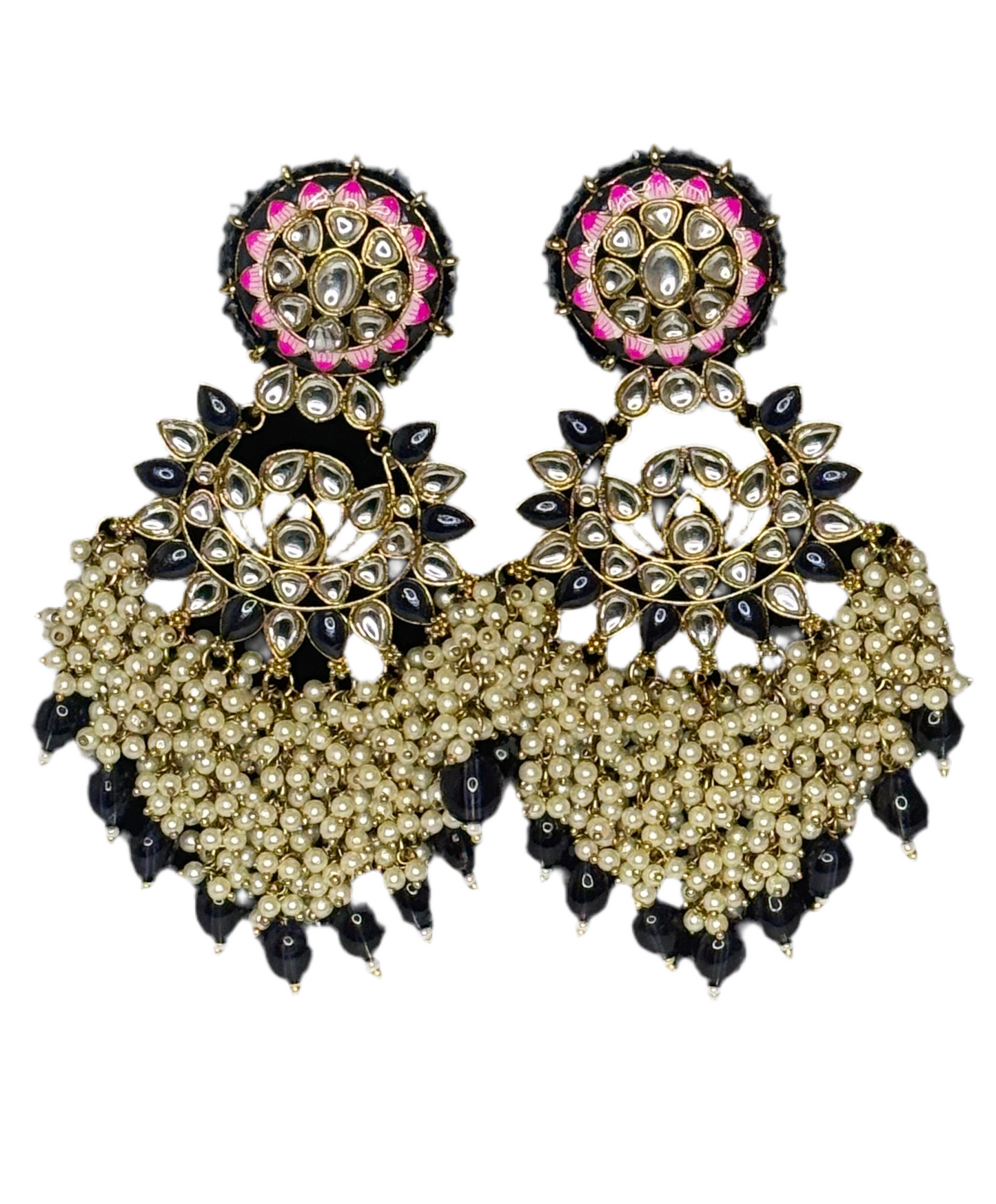 Dark Blue ‘Aleesha’ Earrings