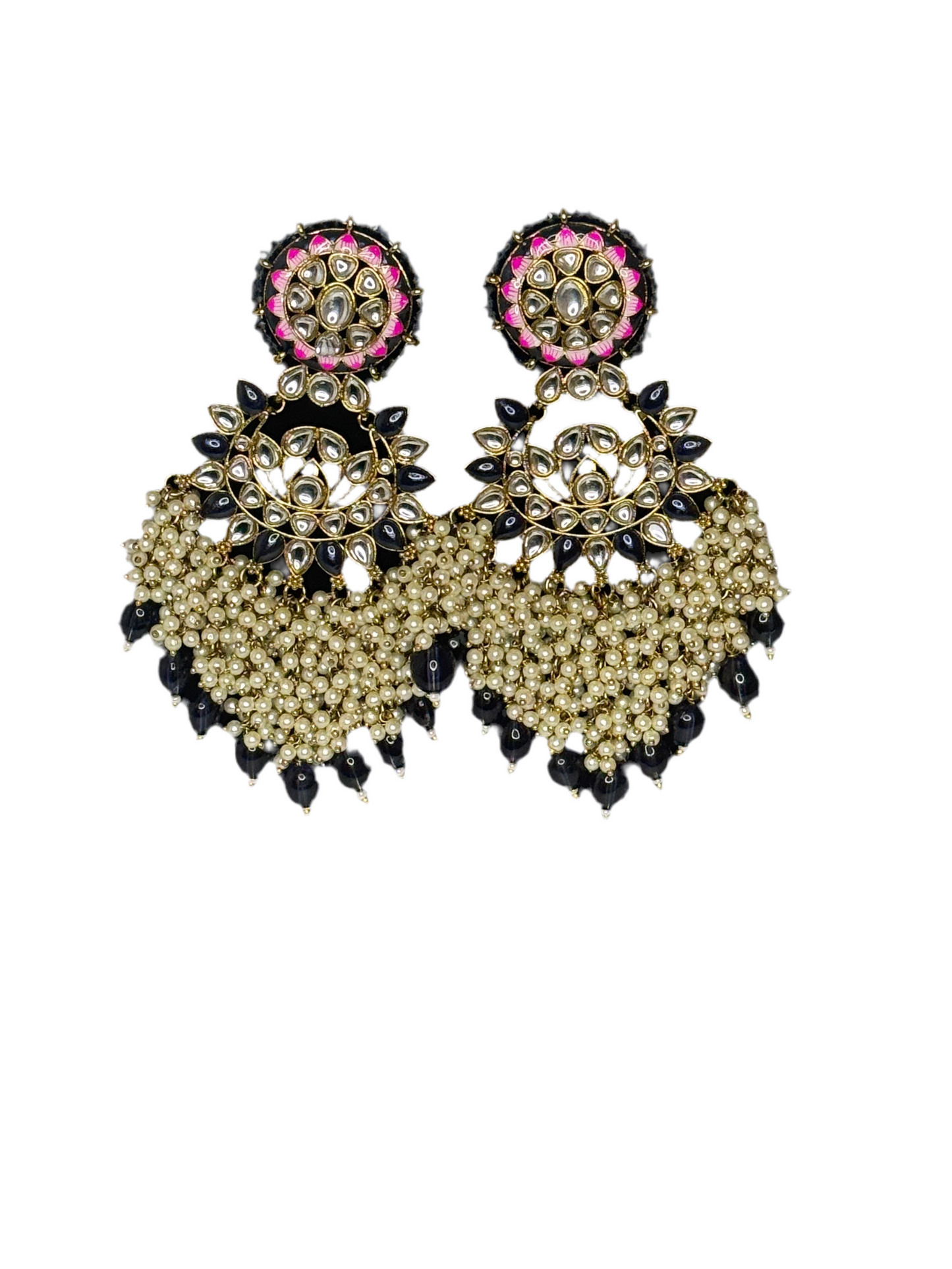 Dark Blue ‘Aleesha’ Earrings