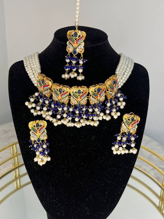 NIA 2 GOLD, ROYAL BLUE