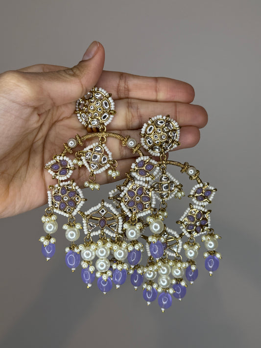 Royalty Earrings (Purple)