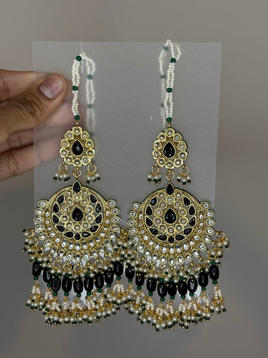 Goddess Earrings (Black)